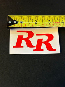 Medium "RR" - Opaque (White) Background